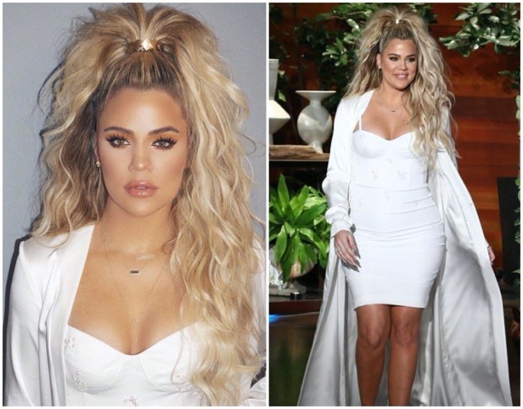 vysoký cop s kučerami na dlhé vlasy