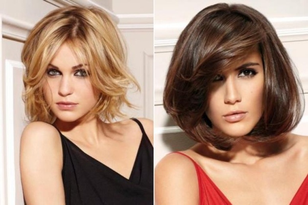 účesy-2014 atraktívne ženy pekne coiffed účesy-stredná dĺžka 2014 atraktívne ženy