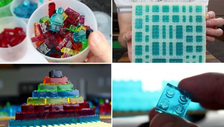 Ovocno-želé-koláč-chlapci-lego-stavebniny-figúrky-želé-prísada