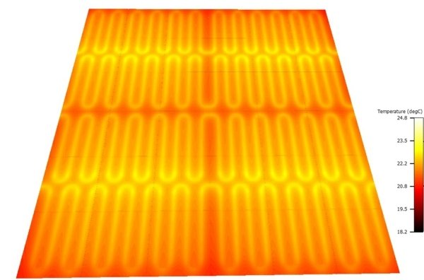 dokument Tipy na úsporu porovnania teploty Pokládka podlahového vykurovania
