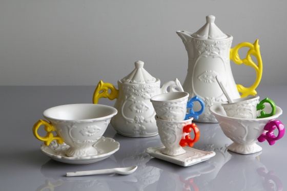 porcelánový riadový set moderný funky i-wares seletti porcelánový set na čajový riad moderný funky i-wares seletti