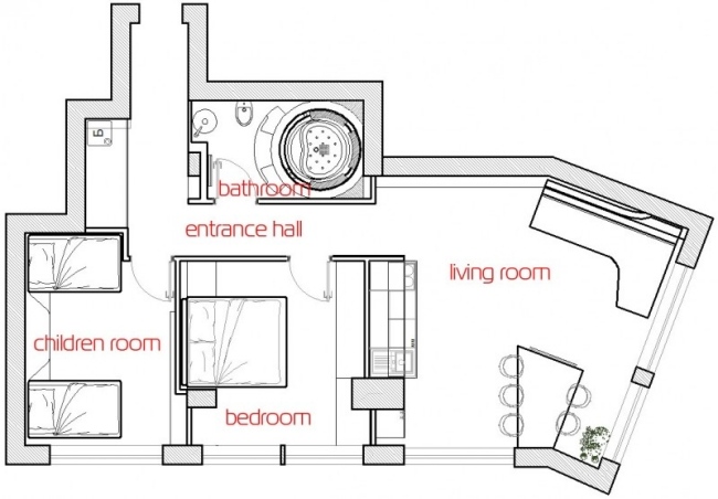 Súkromný dom 08 futuristické rozloženie vnútornej miestnosti-Bozhinovski Design