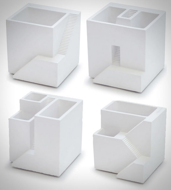 futuristické kvetinové nádoby domáca záhrada nápady japonského dizajnu Sadzače Domov Záhrada Nápady na japonský dizajn