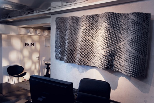 Nástenné dekorácie kovové panely dreidimensiona