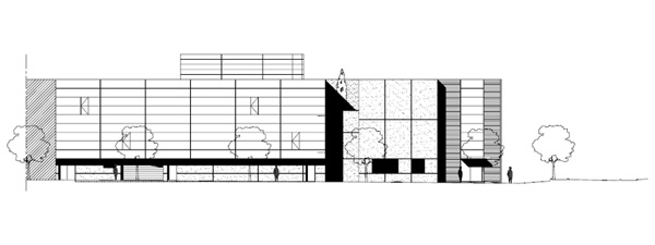 futuristický plán hotela moderná futuristická architektúra - plán