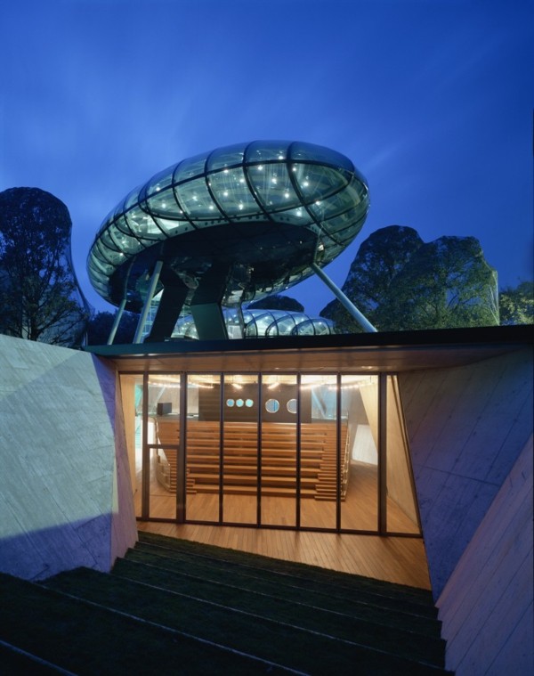 futuristická fasáda-moderná architektúra futuristická-fasáda-moderná-architektúra