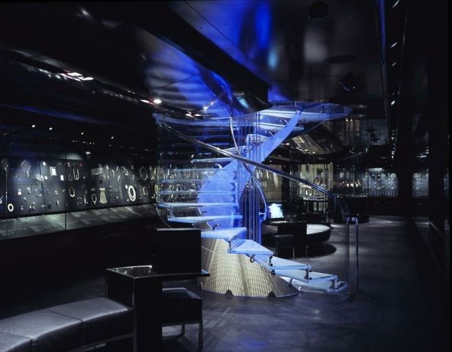 moderné osvetlenie galérie šperkov Múzeum predvádzacej miestnosti galérie