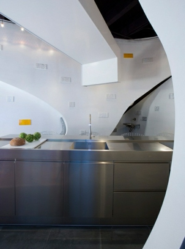 moderná nerezová kuchyňa