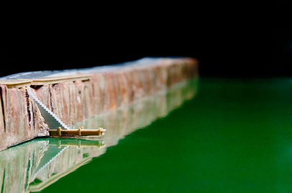 stolový dizajn gaetano pesce riečne schody paluba