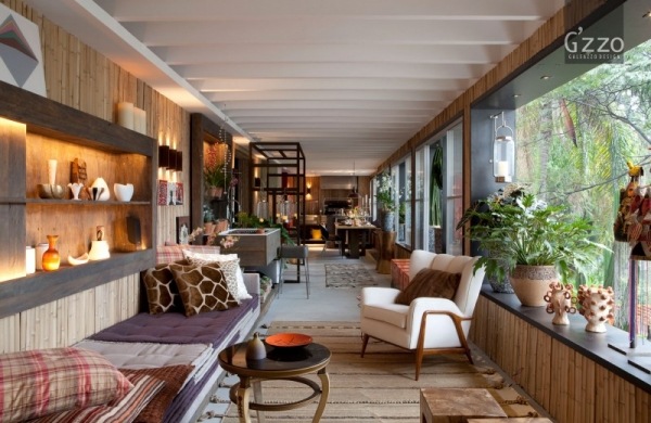 nápad na dekoráciu terasy v africkom štýle galeazzo nápad na výzdobu afrického štýlu terasa z galeazzo