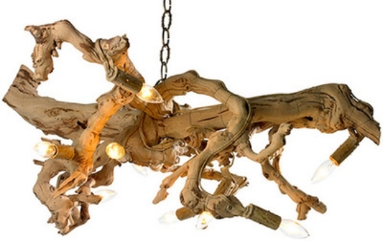 drevený luster hra o tróny interiér pre domov