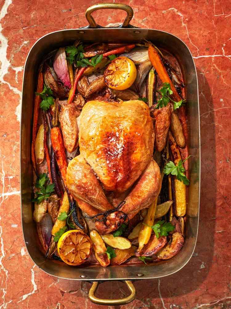 Pripravte si chrumkavé ako celé kura so zeleninou