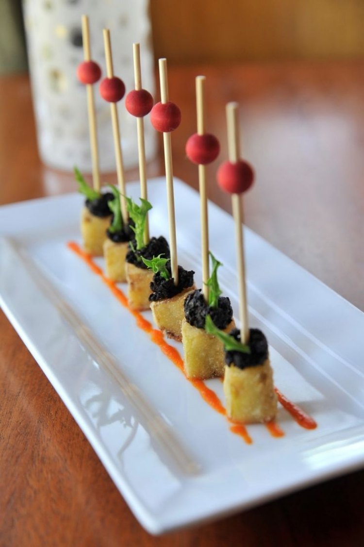 Štartér pekne ozdobte fantáziou obloha-ozdobiť-jedlá-šaláty-studené-taniere-predkrmy-dekorácia