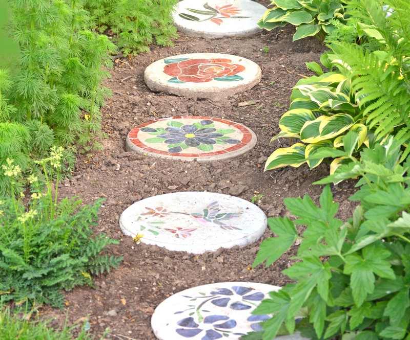 Nápady na záhradnú výzdobu odrazové mostíky nápady urob si sám