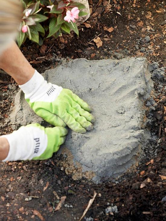 Odstupňovacie kamene robia nápady pre návrh tvaru listu sami