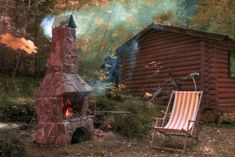 Záhrada zazimovaná jesenná práca kontrolný zoznam grilovacia pec na drevo z prírodného kameňa