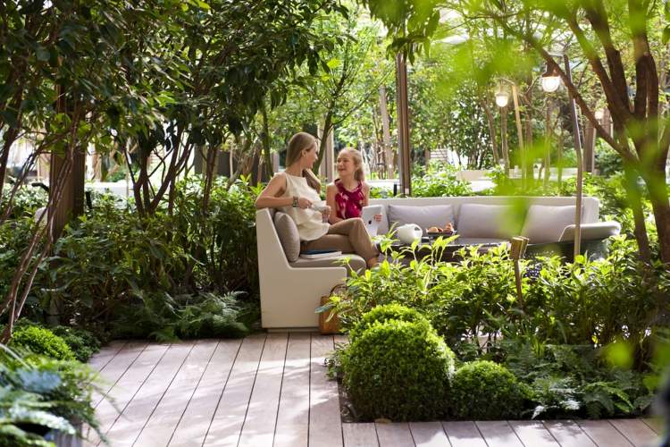 dizajn-záhrada-ozelenenie-farby-zelené-nuansy-buxus-živý plot