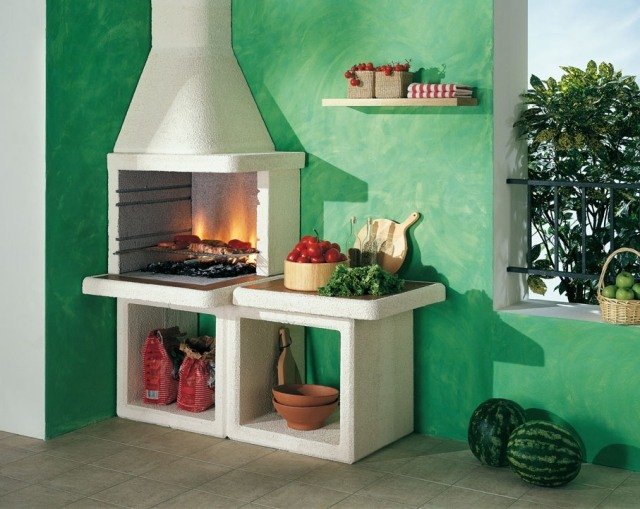 záhradné grily palazzetti vonkajšia kuchyňa rohová aleria