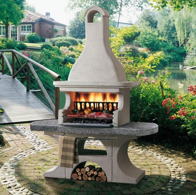 záhradné grily palazzetti tvar drevené mramorové granule newport