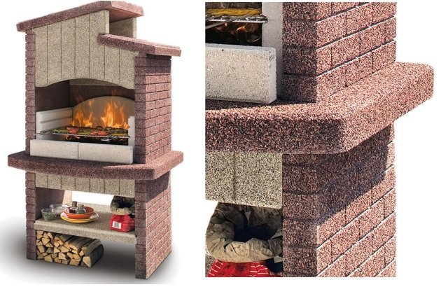 grily palazzetti mramorový granulát dizajn komín marettimo