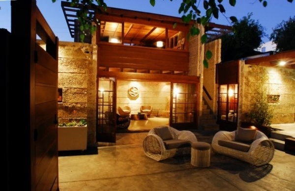 Záhradný nábytok nápady na dizajn terasy-moderný dizajn