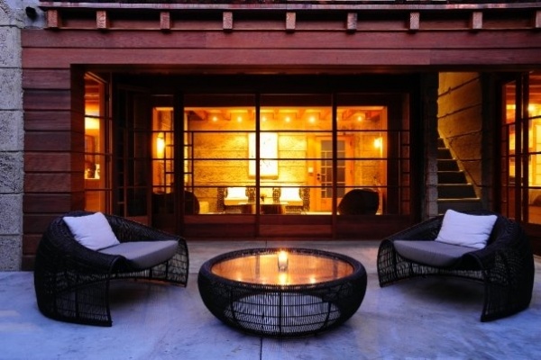 Terasový záhradný nábytok vytvára moderný dizajn