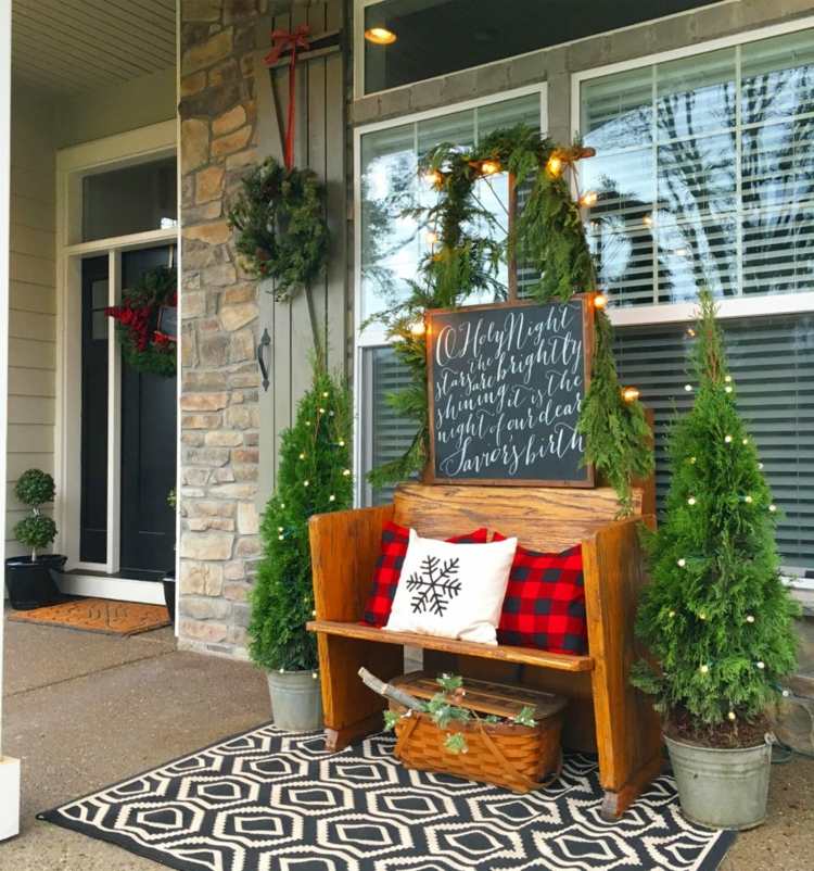 rozprávkový svetelný vankúš jedľa vianočná dekorácia vonku