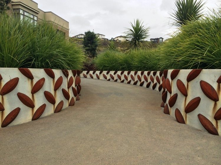 stena ozdobiť preč hrdza vzor graeser gartendeko