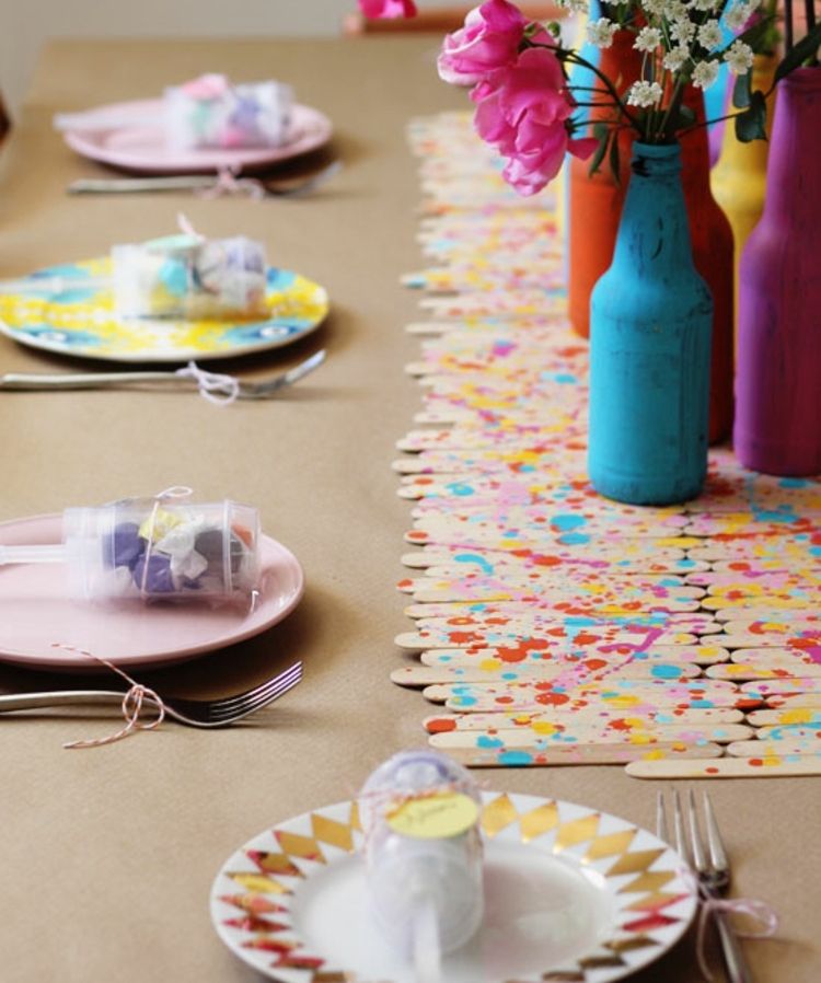 záhradná párty deco párty-stôl-dizajn-peppig-obrus