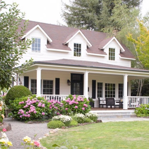 záhradný dizajn nádvorie záhrada pri vchode veranda kríky