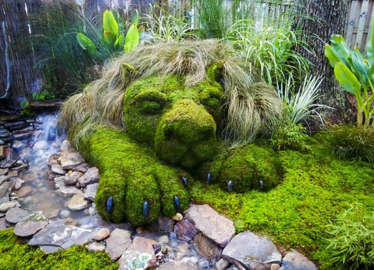 Na potok použite kamene garden-design-with-stones-creek-moss-panther-graeser