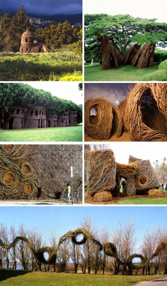 Záhradný dizajn Anglicko-Patrick Dougherty Anglicko Záhradné umenie Patricka Doughertyho