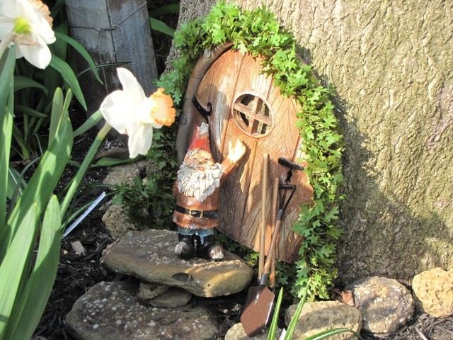 Záhradný dizajn nápady nápady záhradné dvere trpasličí kamene