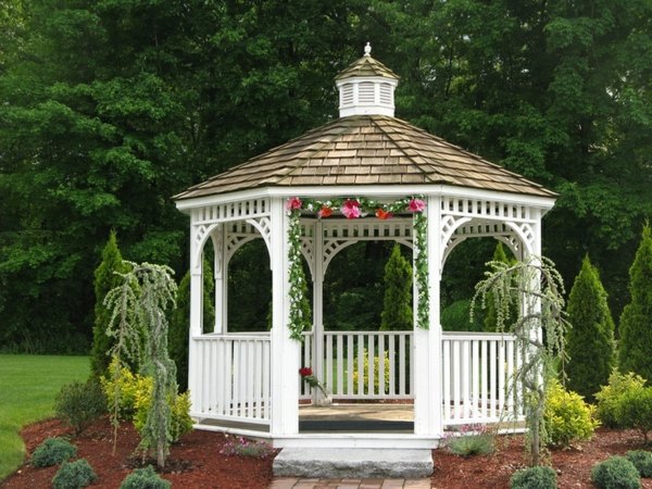 otvorené altány dizajnové kríky Steinweg