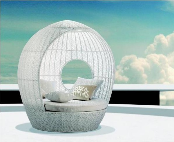 záhradný nábytok z ratanu kruhového dizajnu Royal Garden