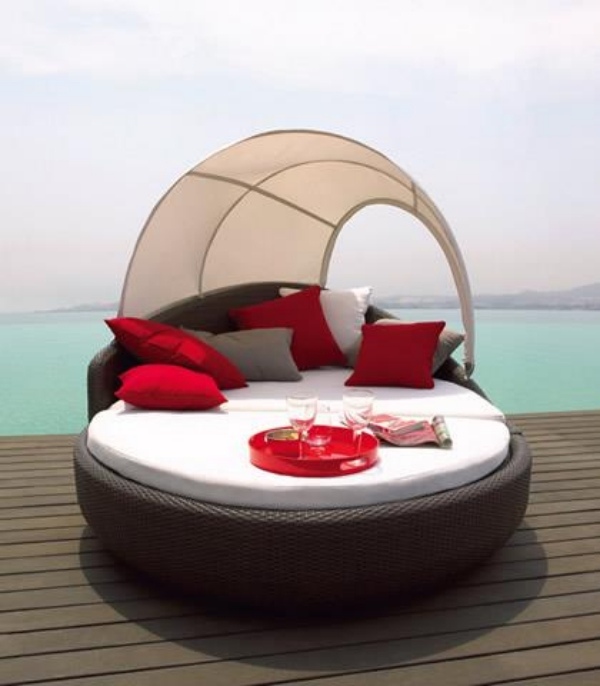 ratanový záhradný nábytok z ležadla Royal Garden