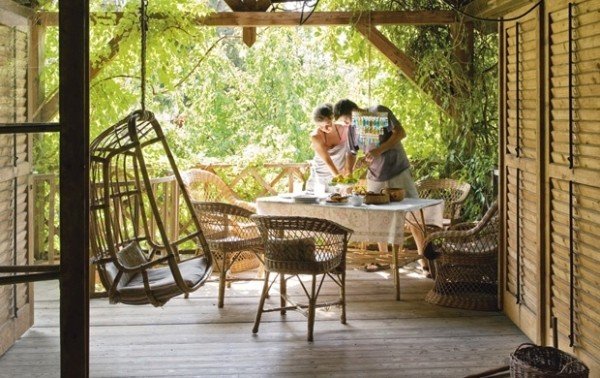 Ratanové hojdačky závesné kreslo-stoličky interiérová vonkajšia terasa