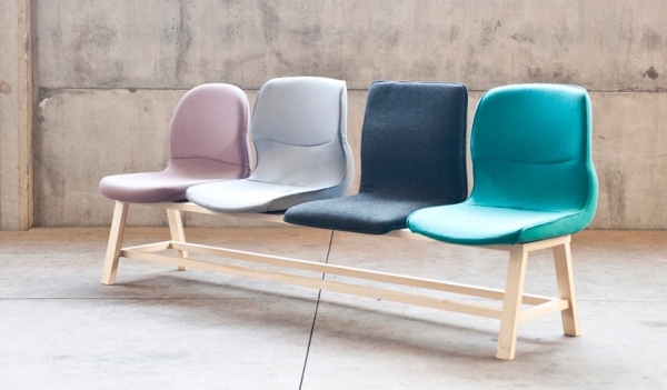 Lavička urobená vlastnými rukami posadí staré stoličky Lavička Postavte si sami-posaďte staré stoličky