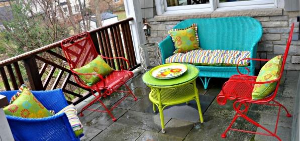 Okoreňte nápady na záhradný nábytok Farebné Okoreňte nápad na záhradný nábytok Farebné