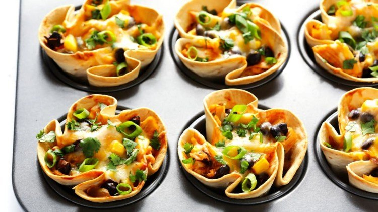 Mexické večierkové jedlá na leto - mini enchilady so zeleninou