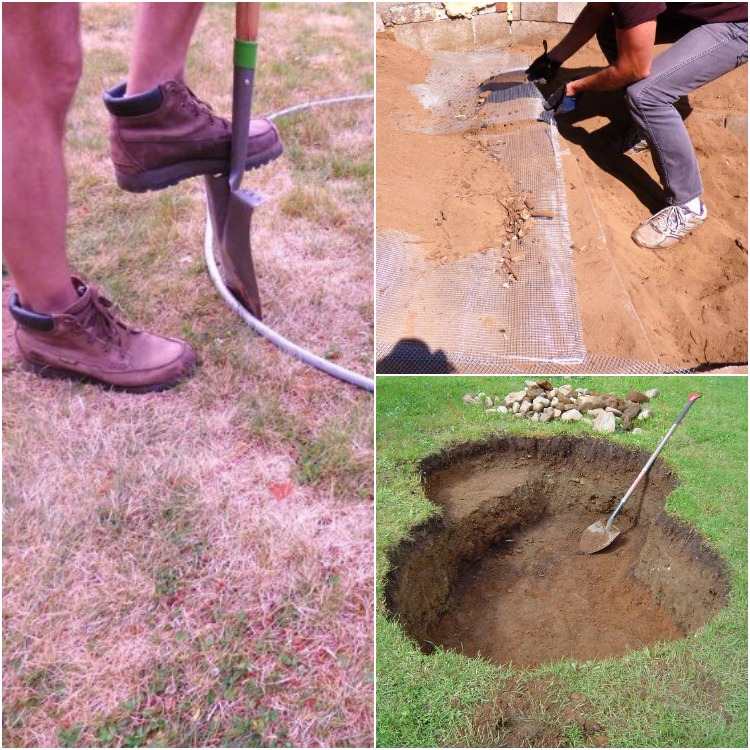 záhradné jazierko-rady-stavať-si-izolácia-tkanivo-kopacie kamene