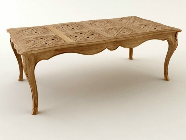 záhradný stôl dlhý materiál drevo svetlé tóny zaujímavé