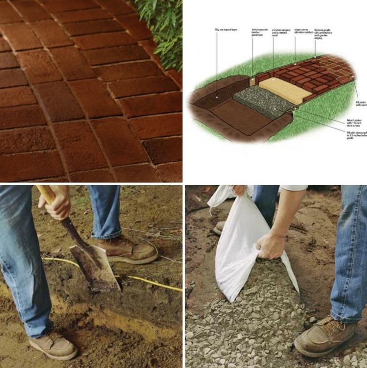 záhradná cesta-vytvorte-urob si sám-návod-schéma-dlažba