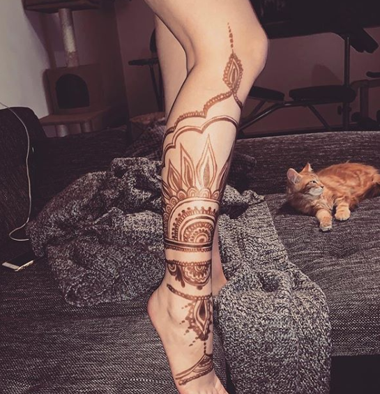 Hvor får man en henna -tatovering - foto 2