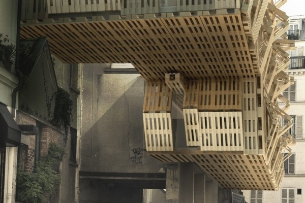 Paletová budova Paris-Malka