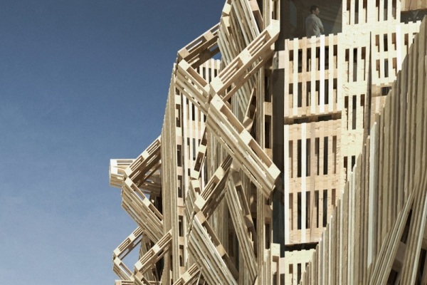 Paletový dom-Paris Malka