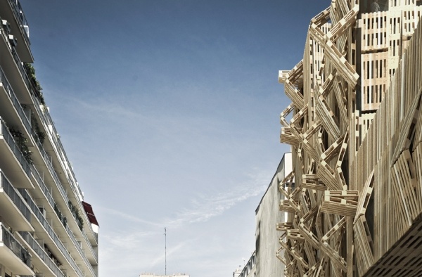 Drevené palety Malka Architecture