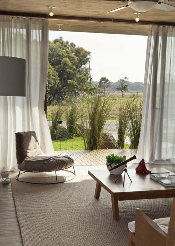 moderná architektúra - obývacia izba moderná architektúra - obývačka v dome Martimo