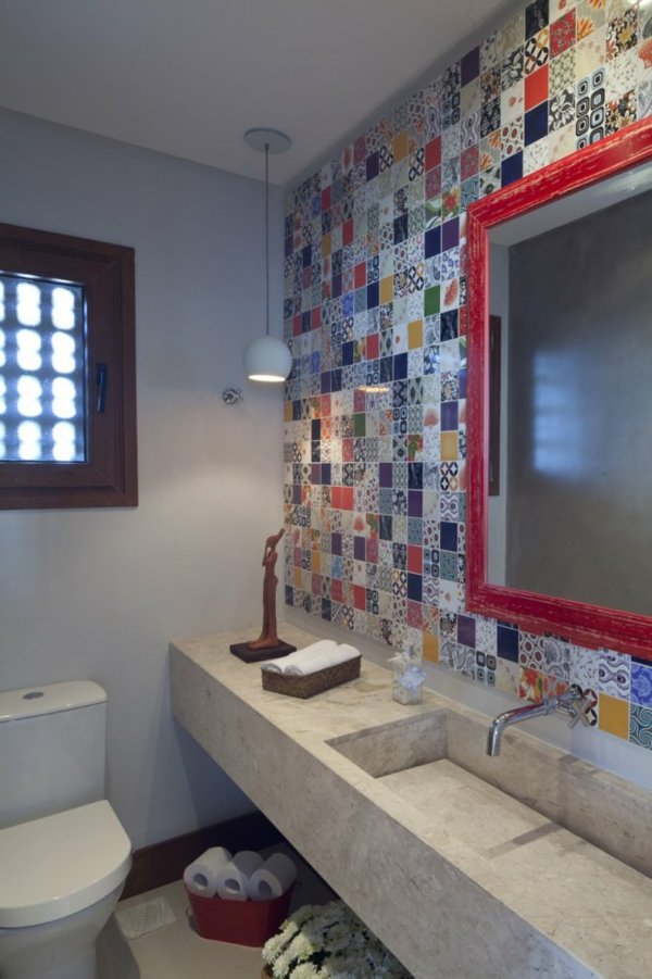 umelecká výzdoba v kúpeľni umelecká dekorácia v dizajne kúpeľne