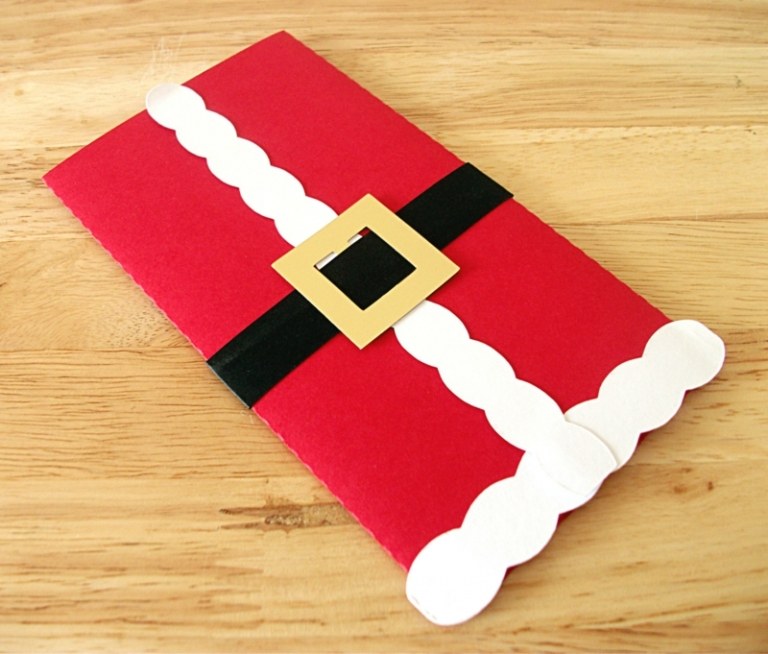 peňažné darčeky na vianočné prianie kostým Mikuláša nápad na kutilstvo